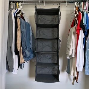 Closet storage shelves